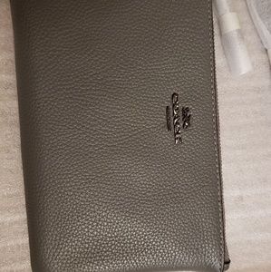 Coach leather clutch